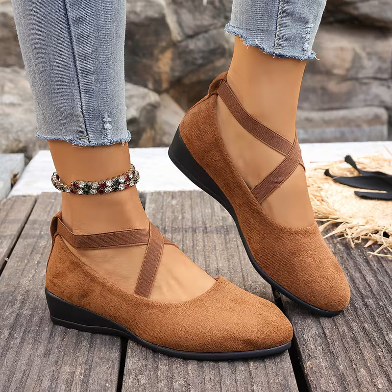Delphine™ | Bailarinas de cuña cómodas