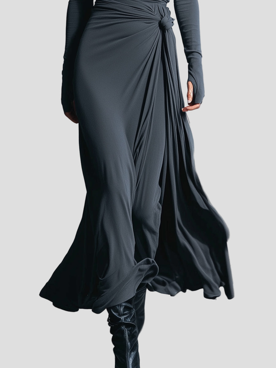 Elara™ Vestido largo elegante de corte esculpido