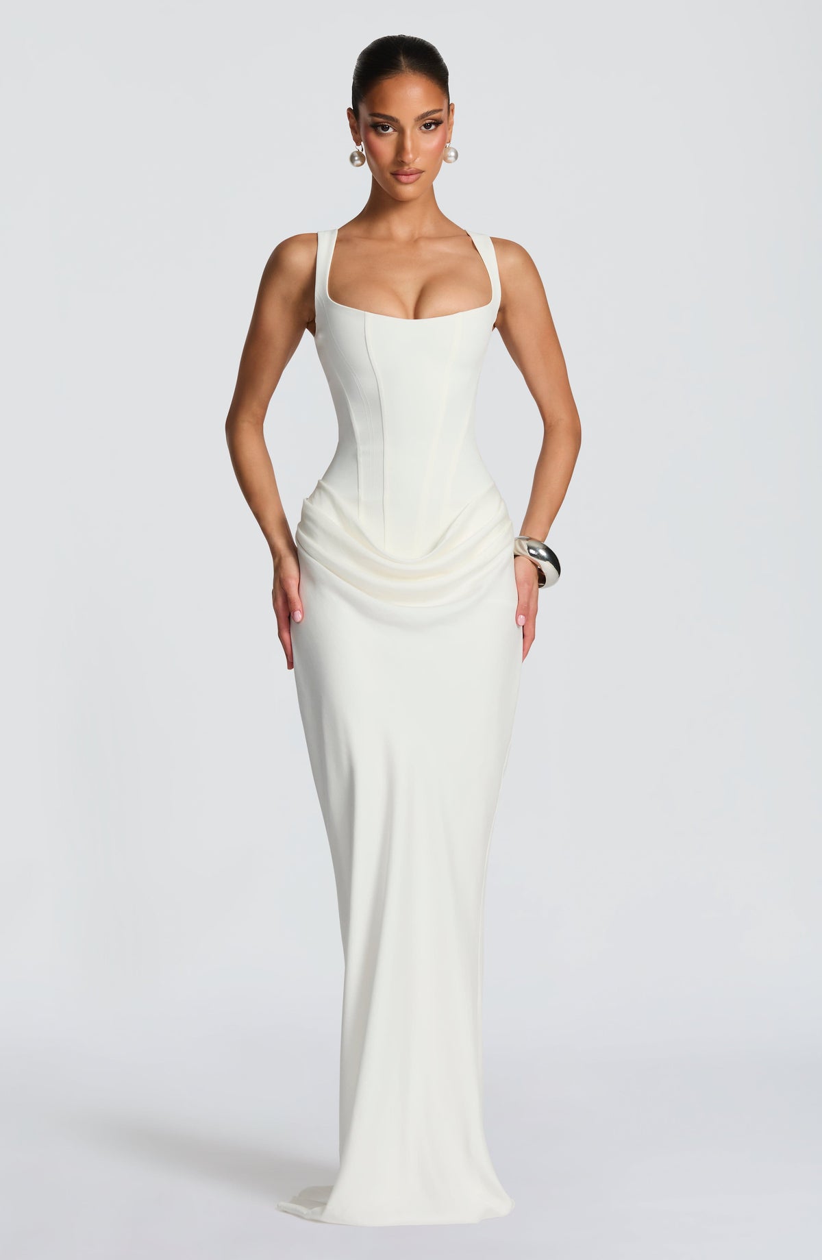 Leonor | Vestido Maxi con Escote Cuadrado