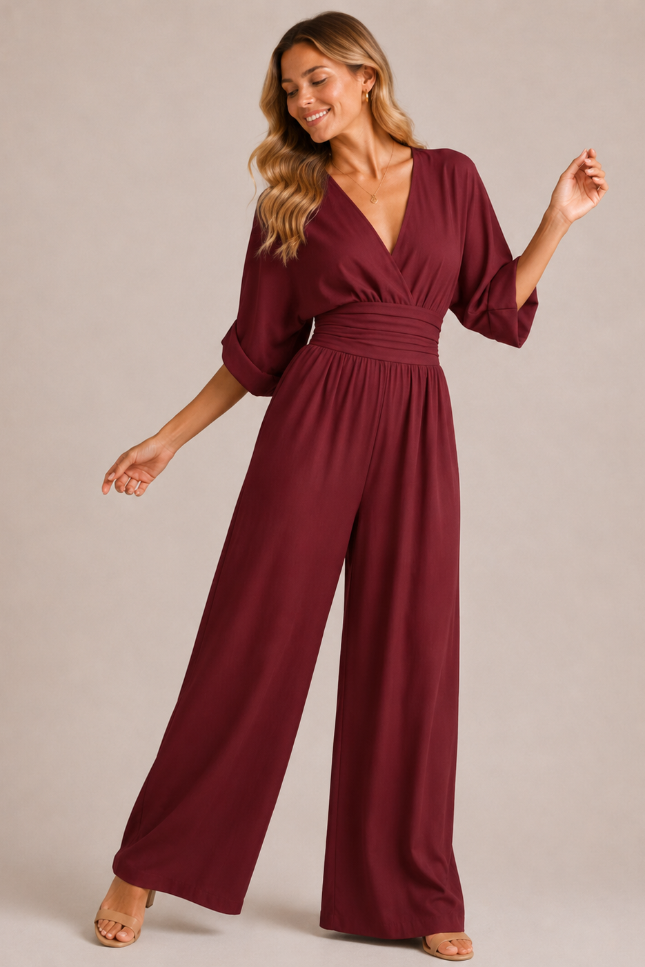 VIVIENNE | Patricia - Mono con Mangas Tres Cuartos