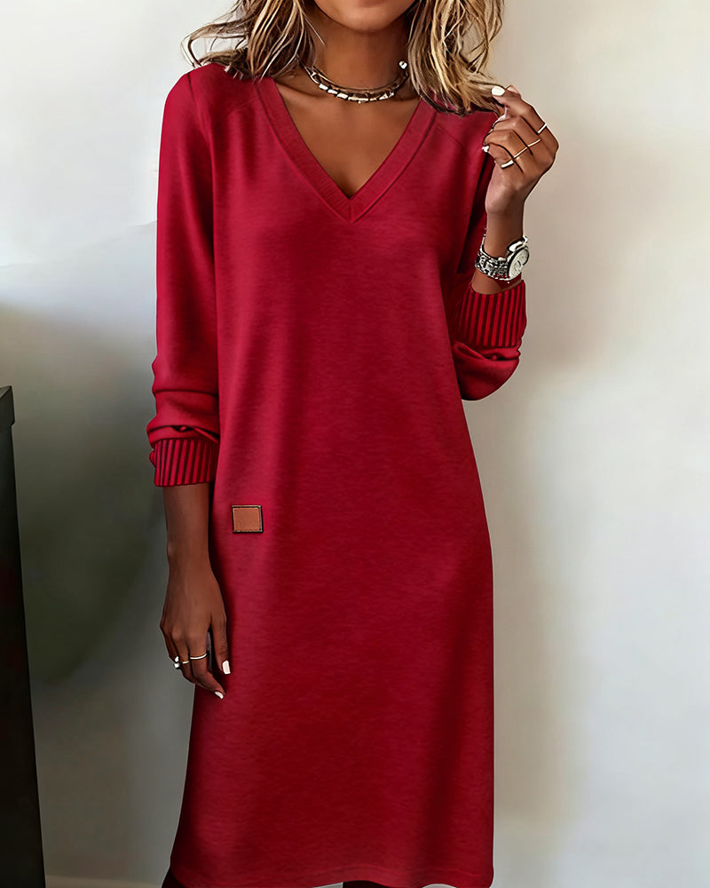 Lunara | Vestido de Punto Minimalista y Acogedor