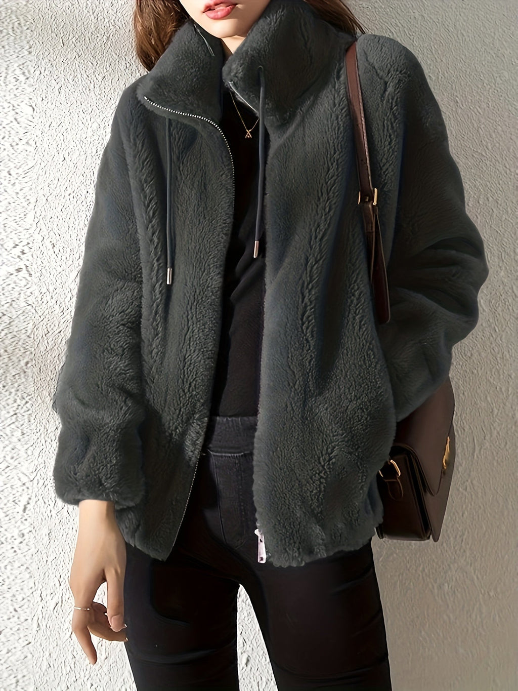 Avelora | Chaqueta acogedora con cremallera
