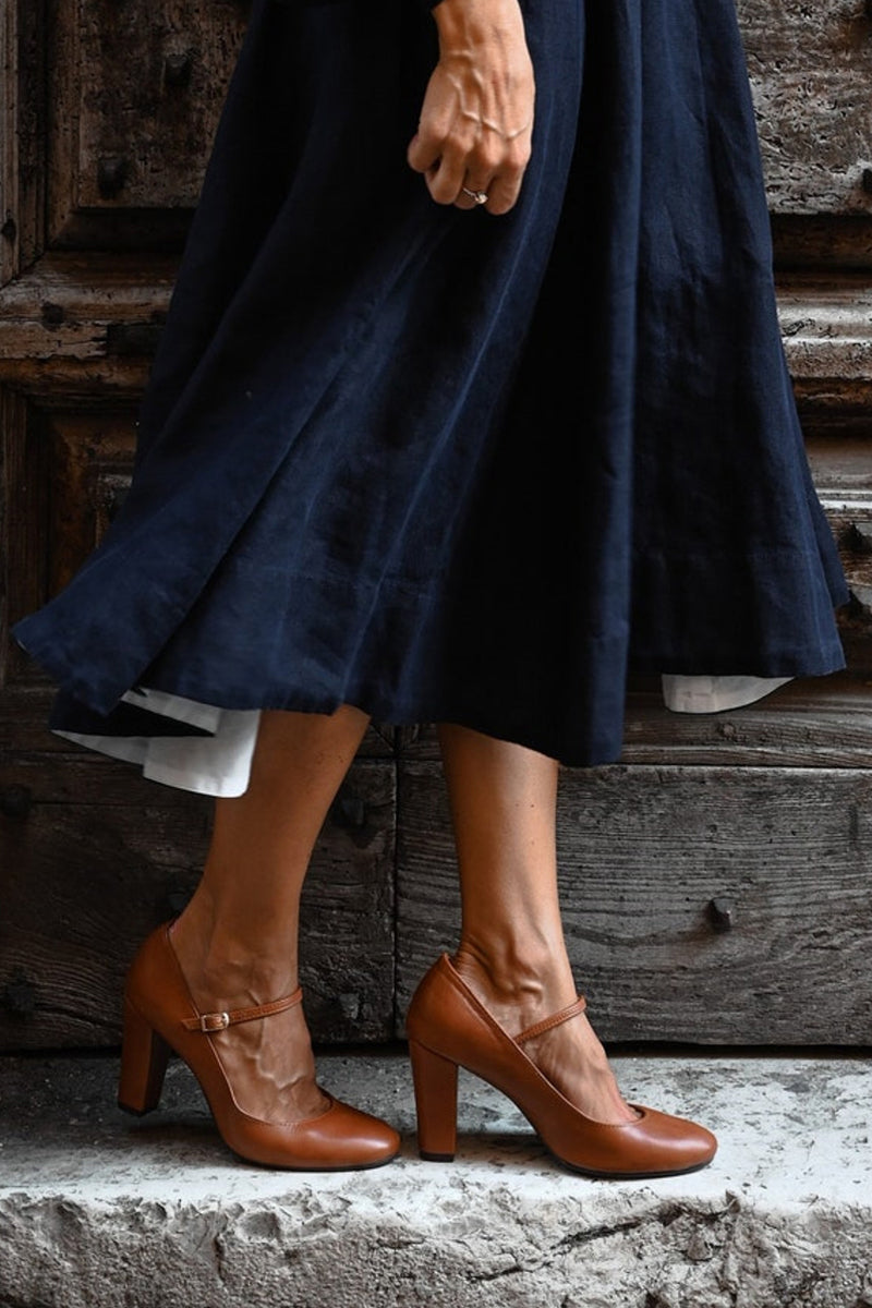 Elizabeth | Sandalias Cómodas de Tacón Bajo para el Día a Día