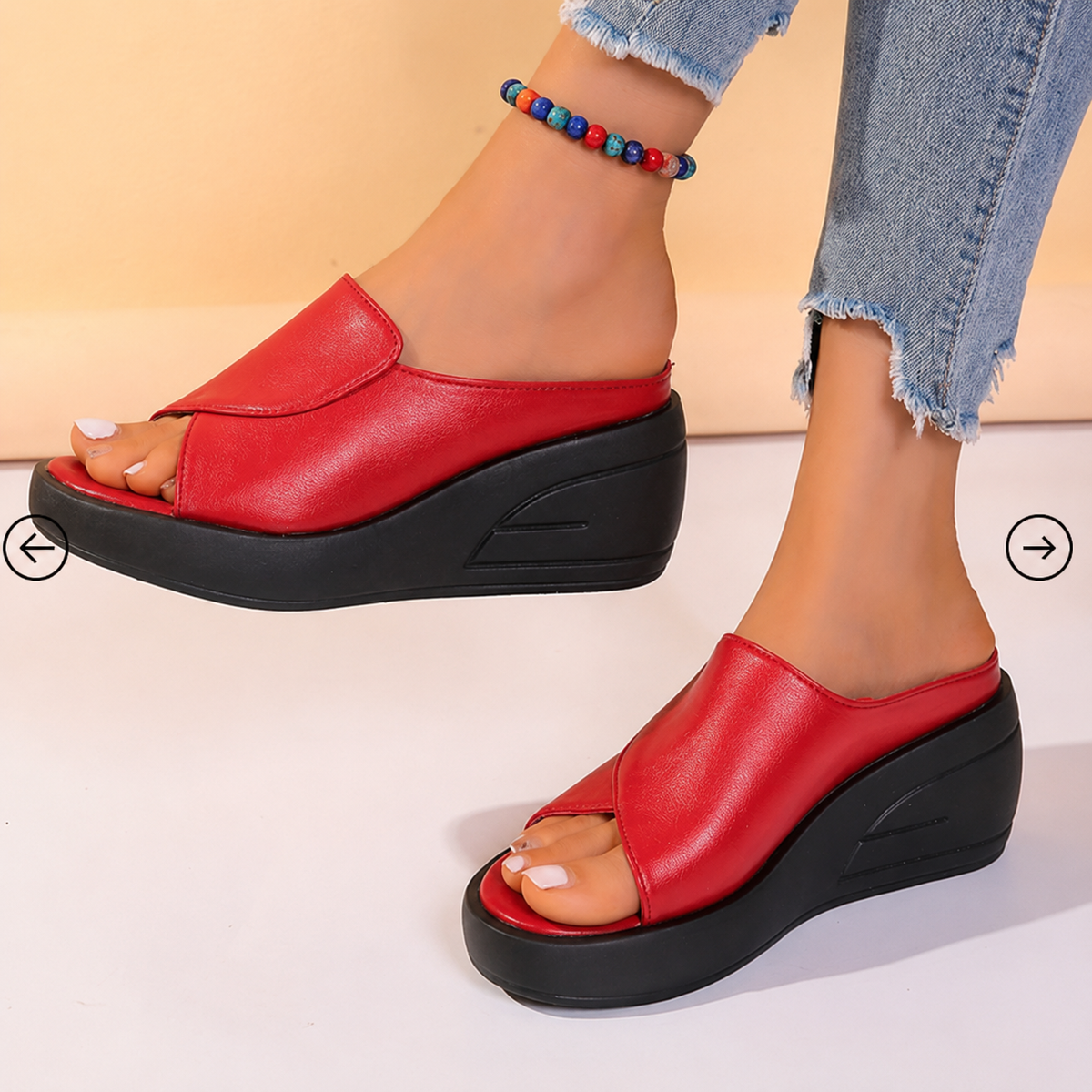 Celine™ | Sandalias de cuña ortopédicas fáciles de poner.