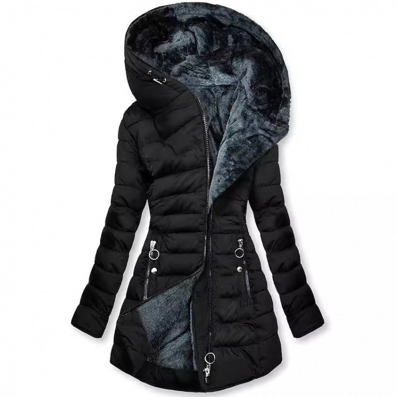 Madison™ | Abrigo Acolchado Urbano con Capucha