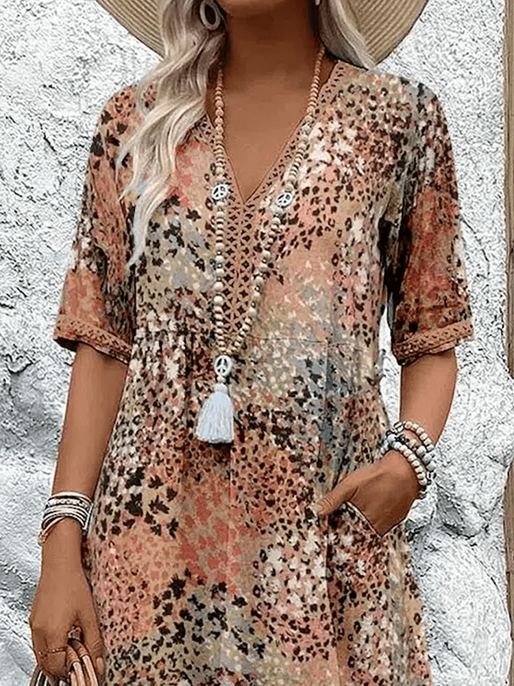 Rosalyn | Vestido Midi Floral de Verano