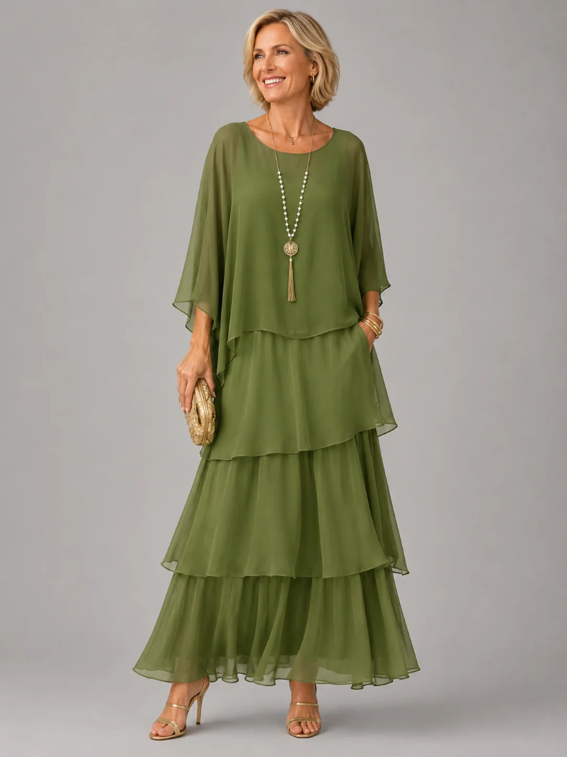 Elspeth | Vestido largo vaporoso