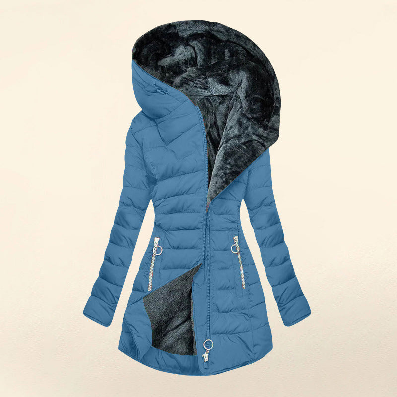 Madison™ | Abrigo Acolchado Urbano con Capucha