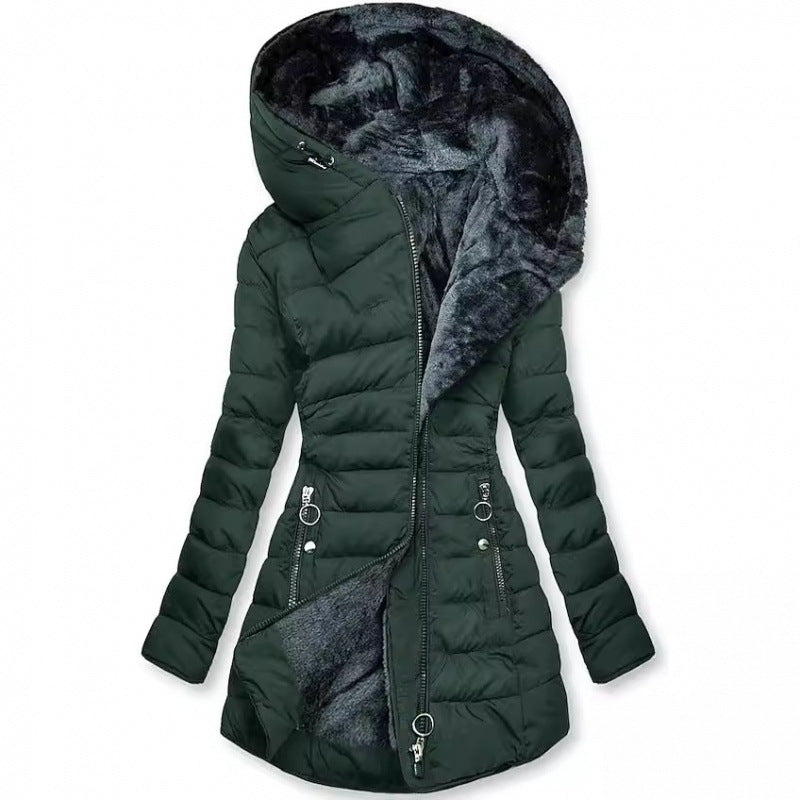 Madison™ | Abrigo Acolchado Urbano con Capucha