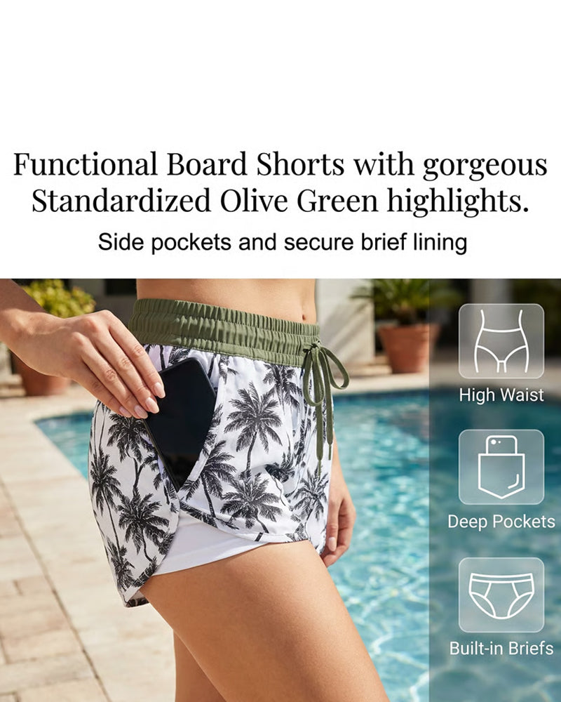Maren | Conjunto de tres piezas: tankini, bikini y pareo