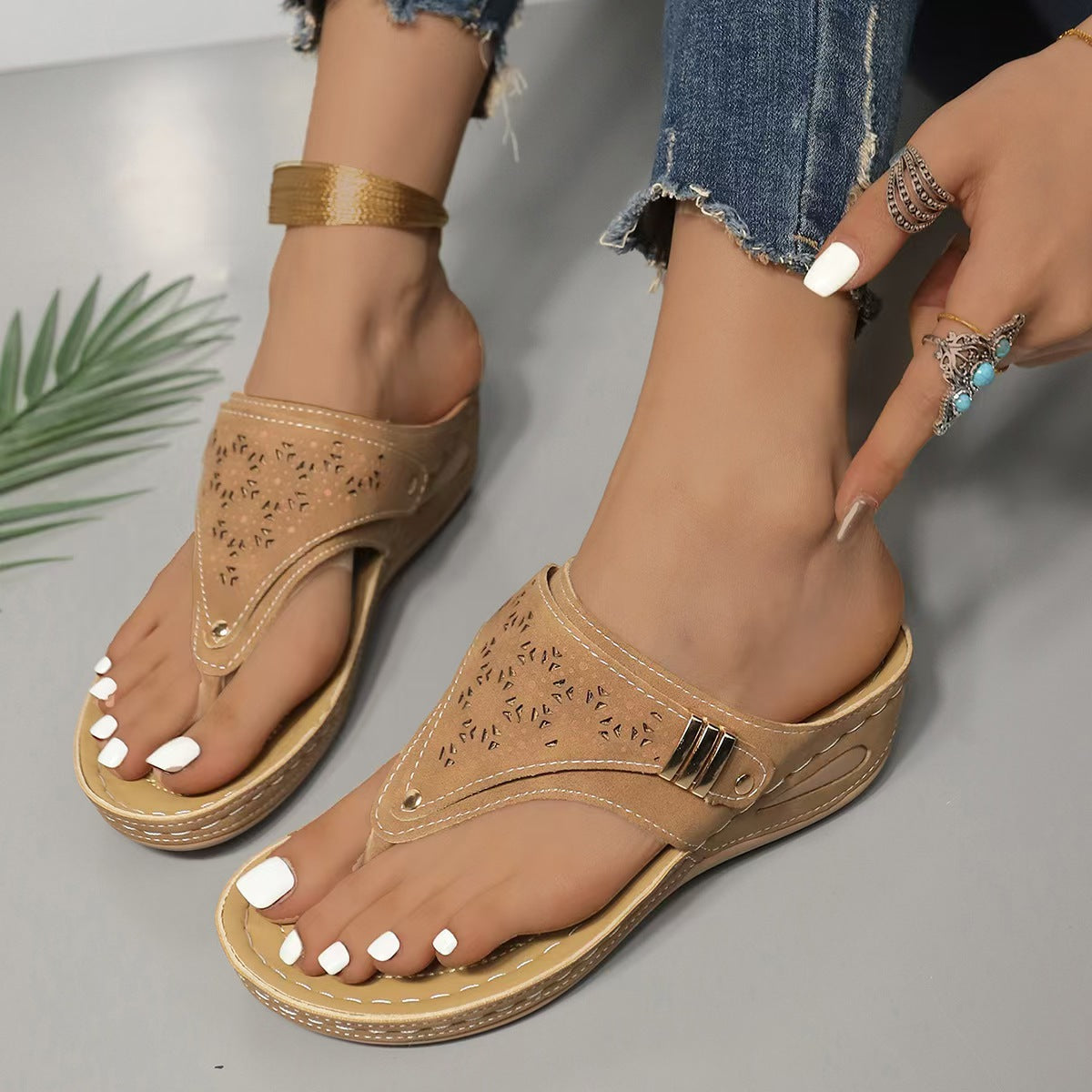 Archella | Sandalias de Cuña con Soporte