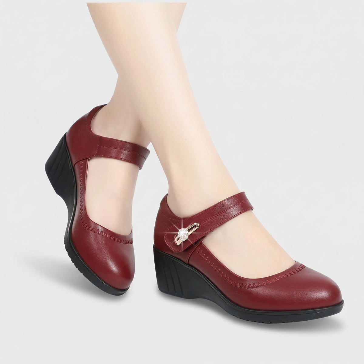 Zapatos de piel Camila Comfort con buen soporte