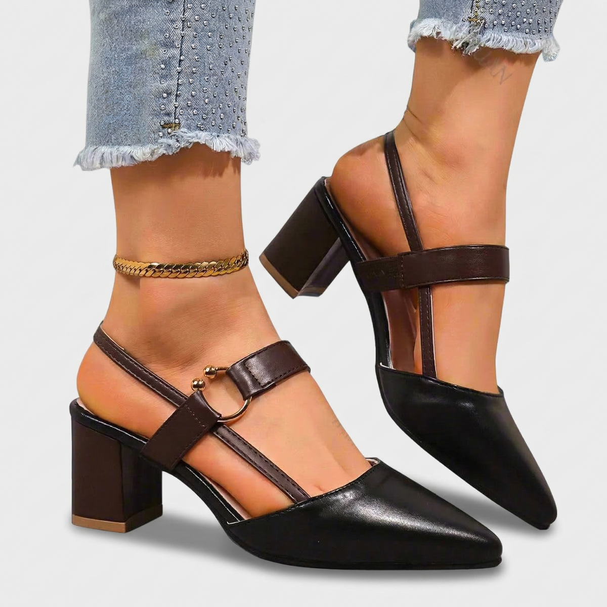 Zapatos de Tacón de Bloque para Mujer: Soporte con Estilo y Comodidad