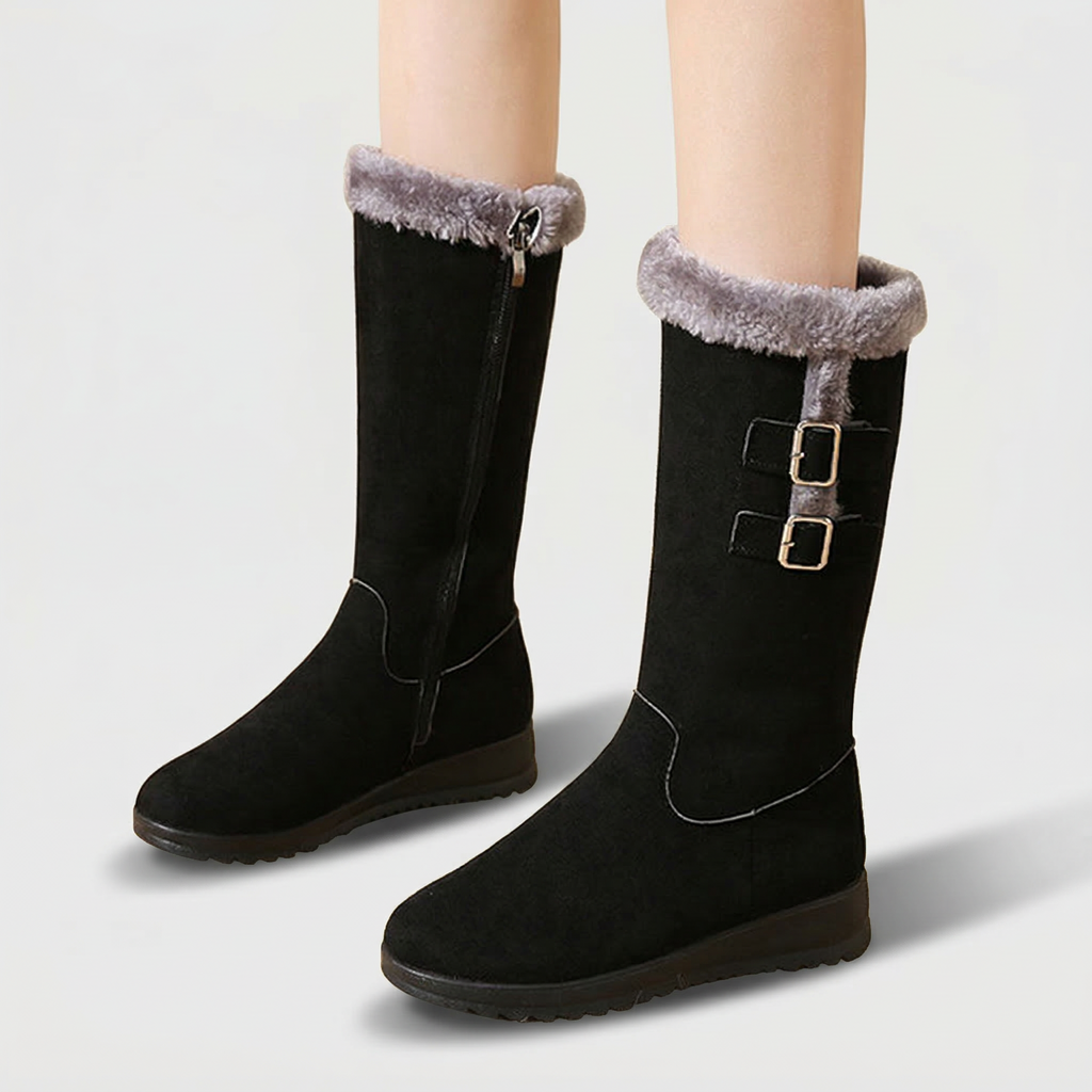Ela | Botas de Invierno Forradas Hasta Media Pantorrilla
