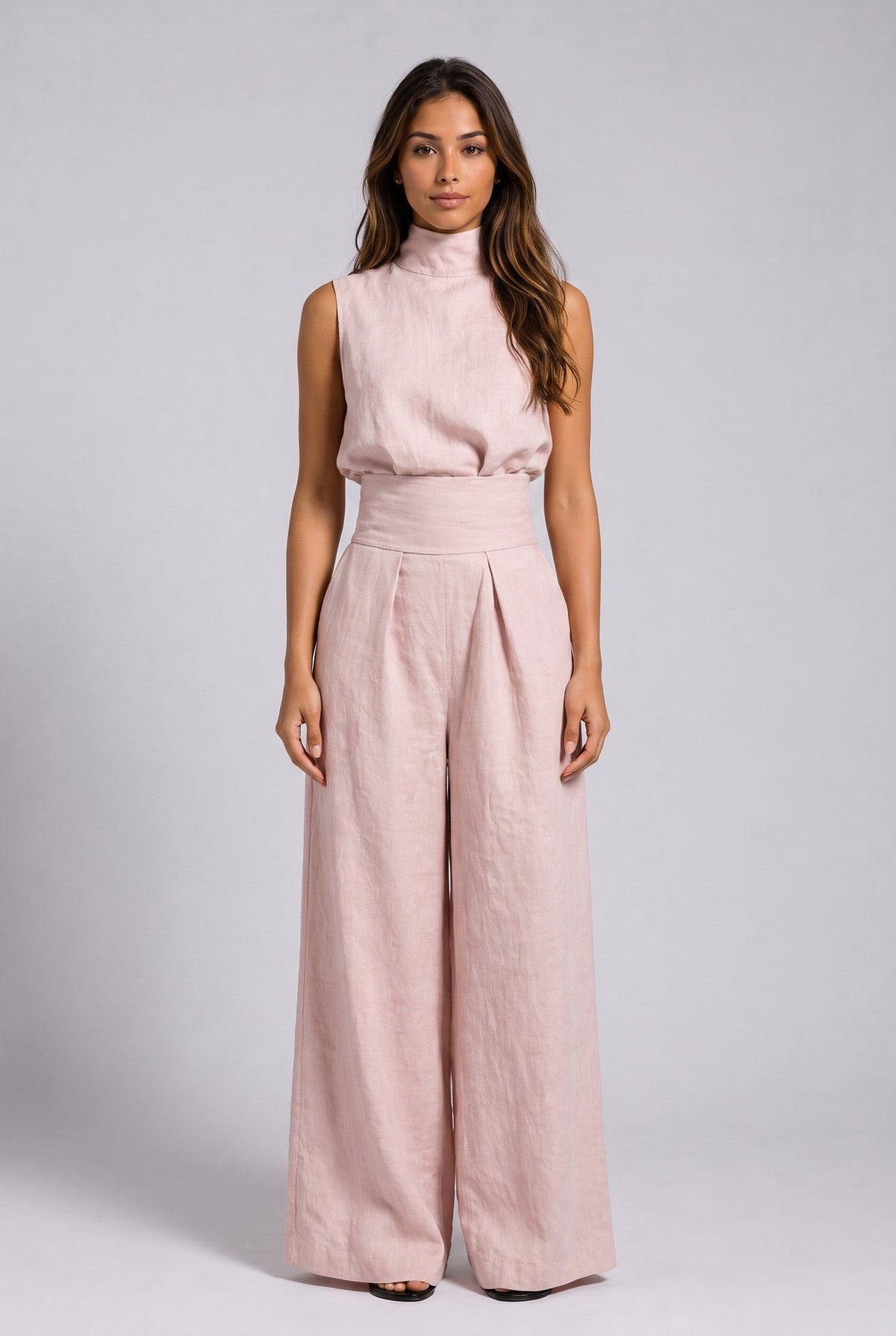 Aleia™ Conjunto de Dos Piezas en Mezcla de Lino