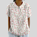 Cynthia | Blusa Floral con Cuello