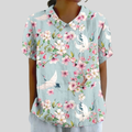 Nadine | Blusa Floral con Cuello