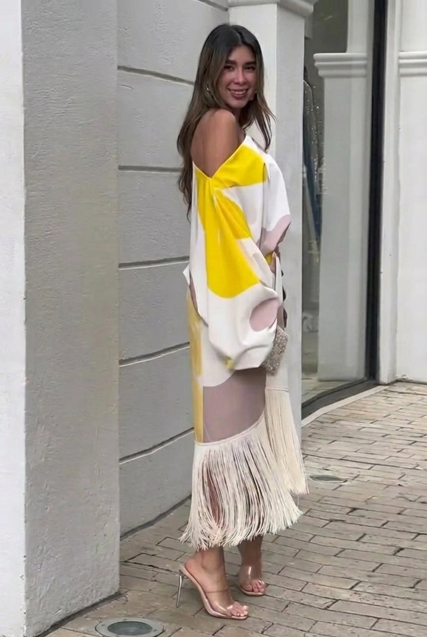 Daniela | Conjunto de dos piezas con flecos