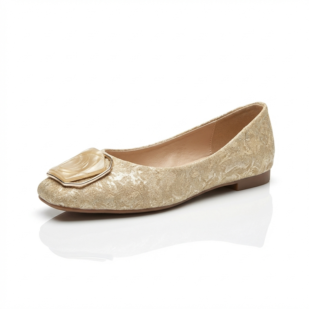 Liora™ | Bailarinas de Malla con Punta Cuadrada