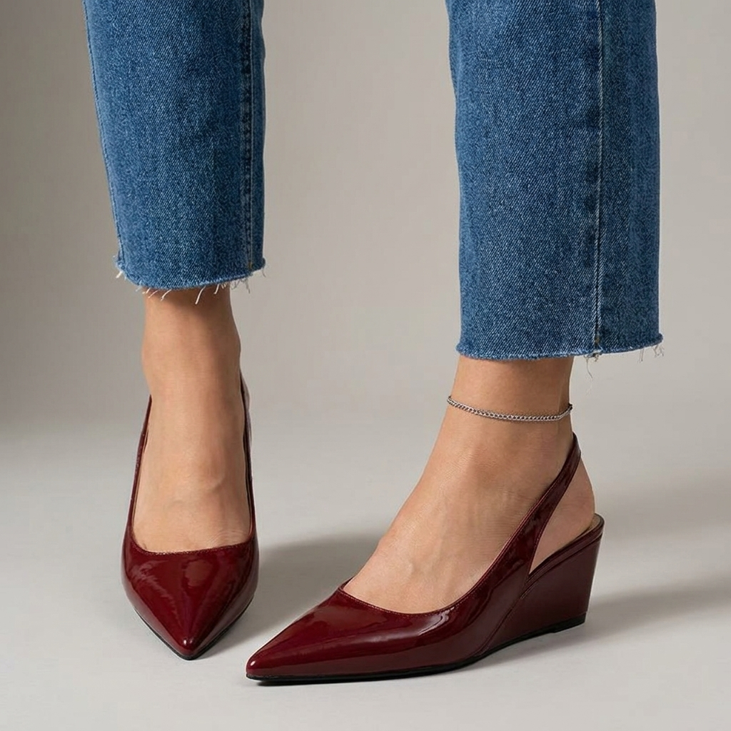 Elena | Cuña Elegante con Tira Trasera