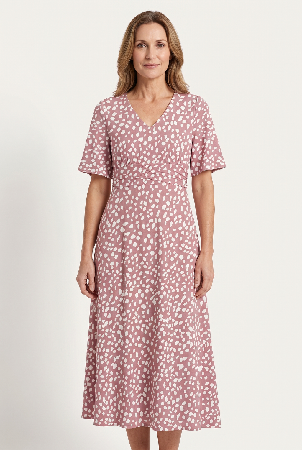 Romy | Vestido Midi que Disimula el Abdomen