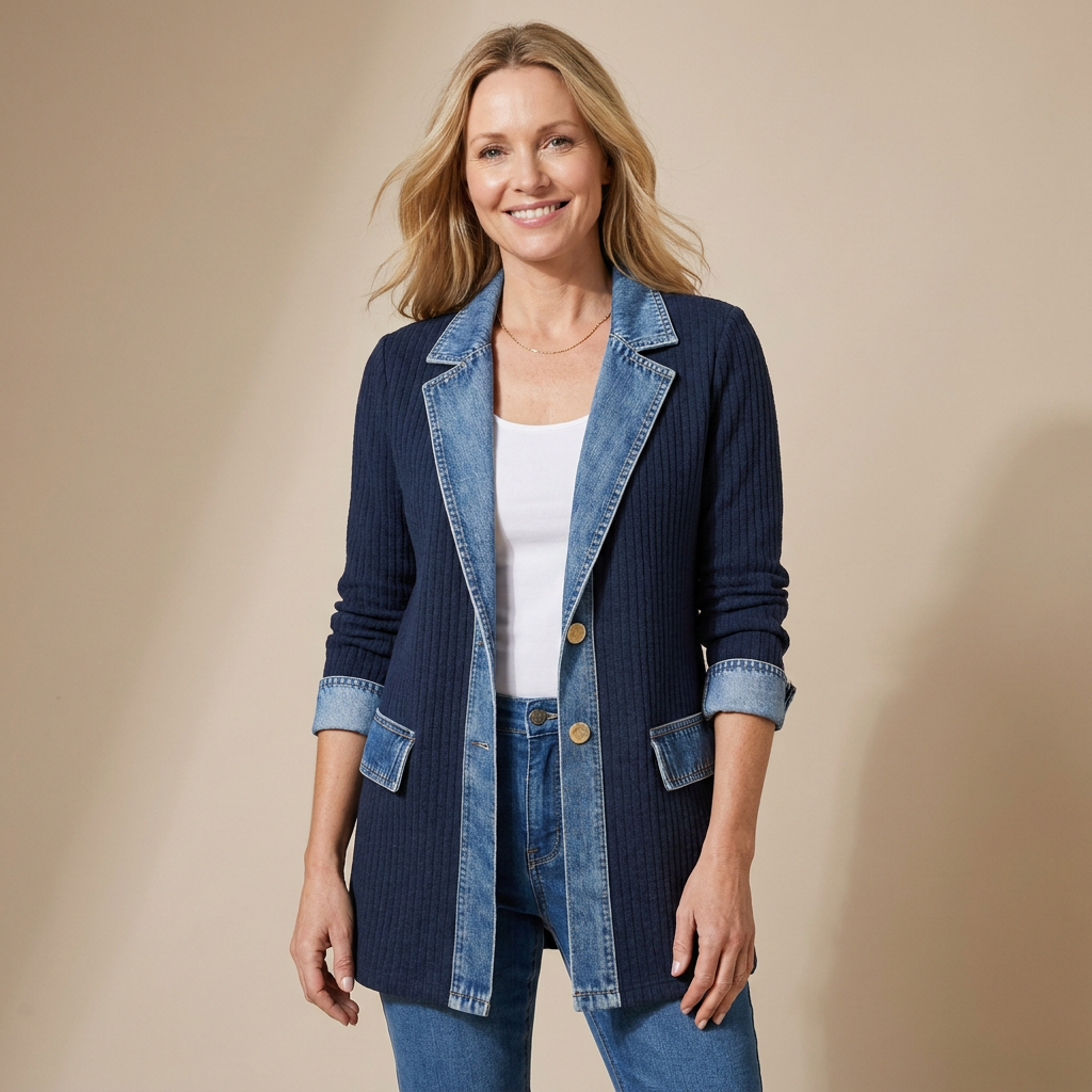 Iona | Chaqueta Vaquera Relajada, Chic sin Esfuerzo