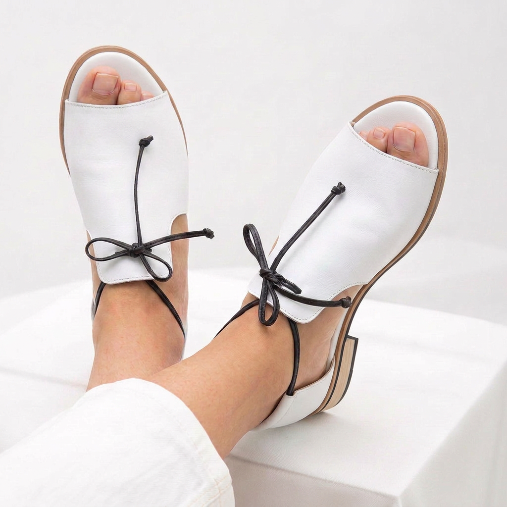 LILLIANA – SANDALIAS DE PIEL CON TIRAS