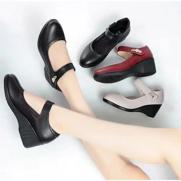 Zapatos de piel Camila Comfort con buen soporte
