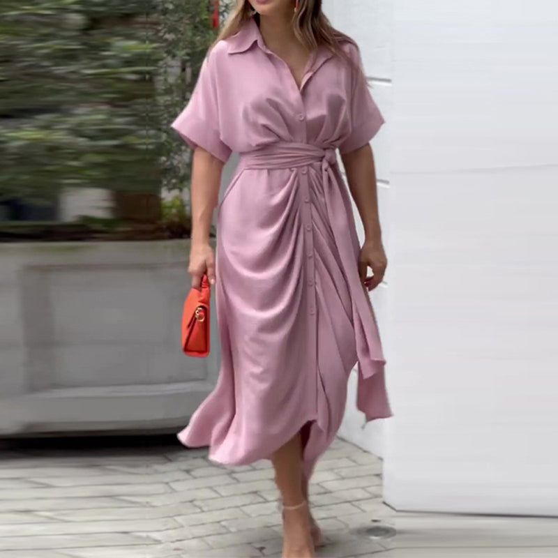 Wren | Vestido Camisero con Cinturón