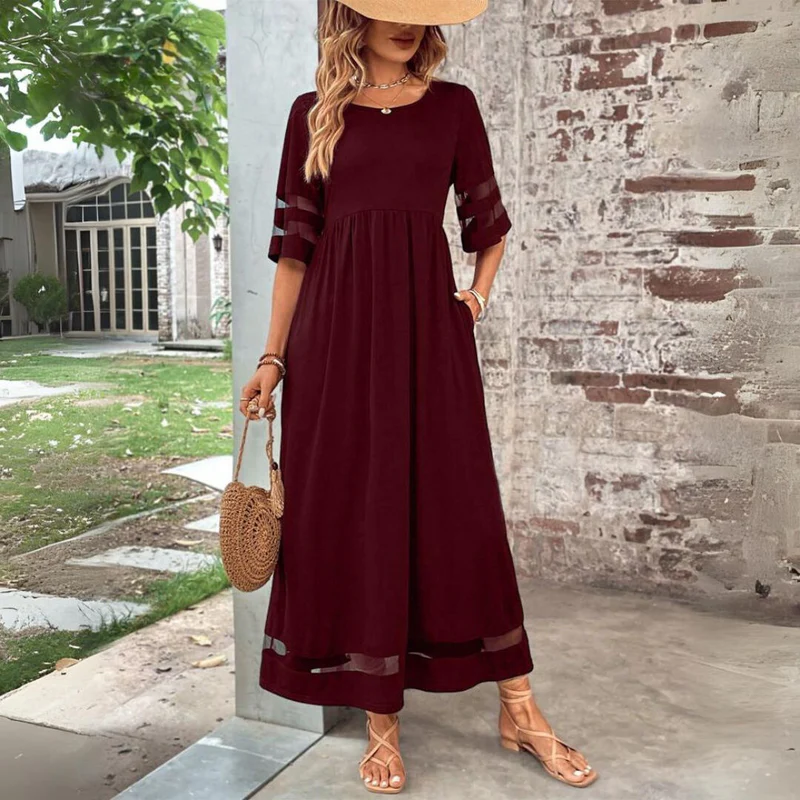 Cerelia | Vestido midi favorecedor y reafirmante en el abdomen