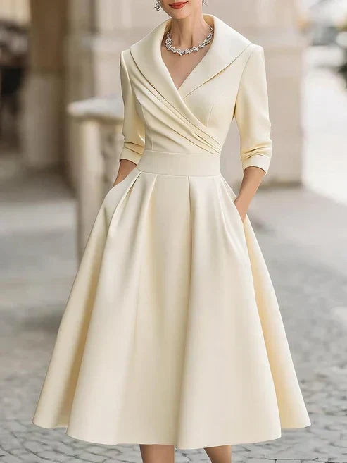 Ffion | Vestido midi entallado