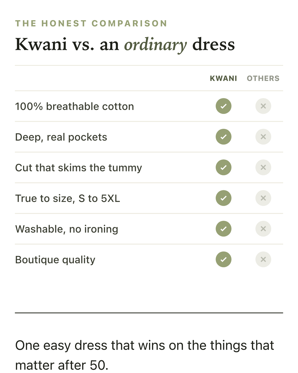 Kwani | Vestido fluido informal y fácil de llevar