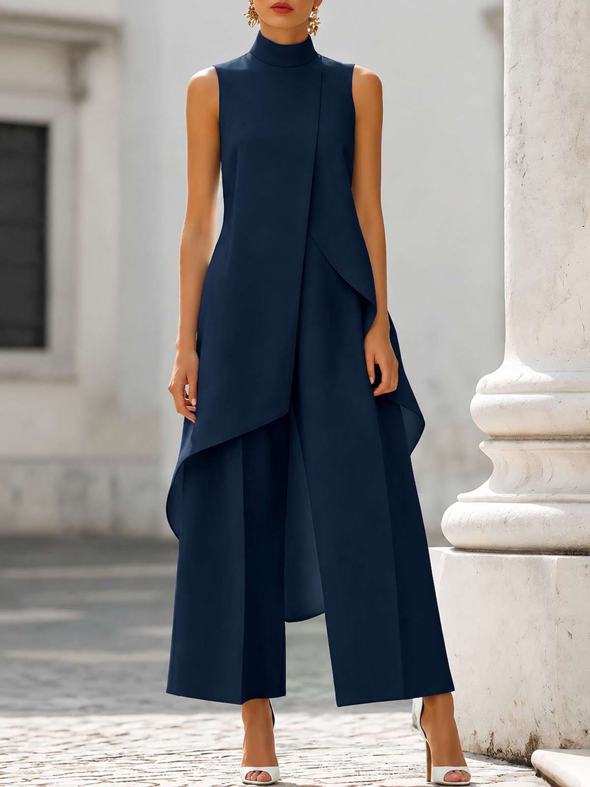 Everly™ – Elegante conjunto de dos piezas con pantalón ancho