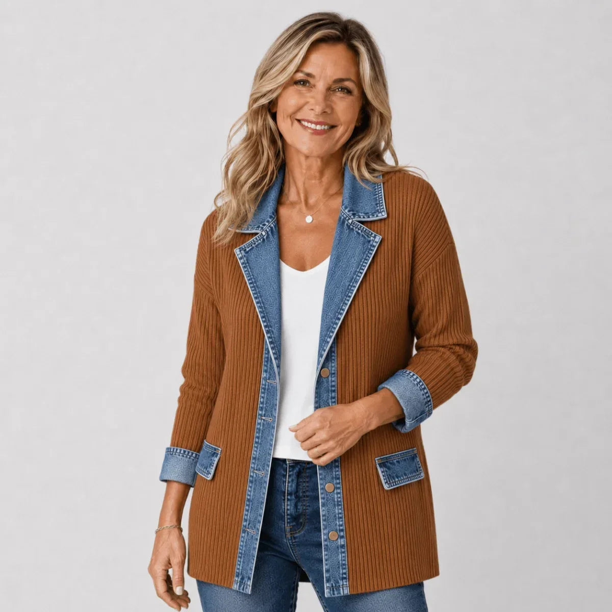 Iona | Chaqueta Vaquera Relajada, Chic sin Esfuerzo