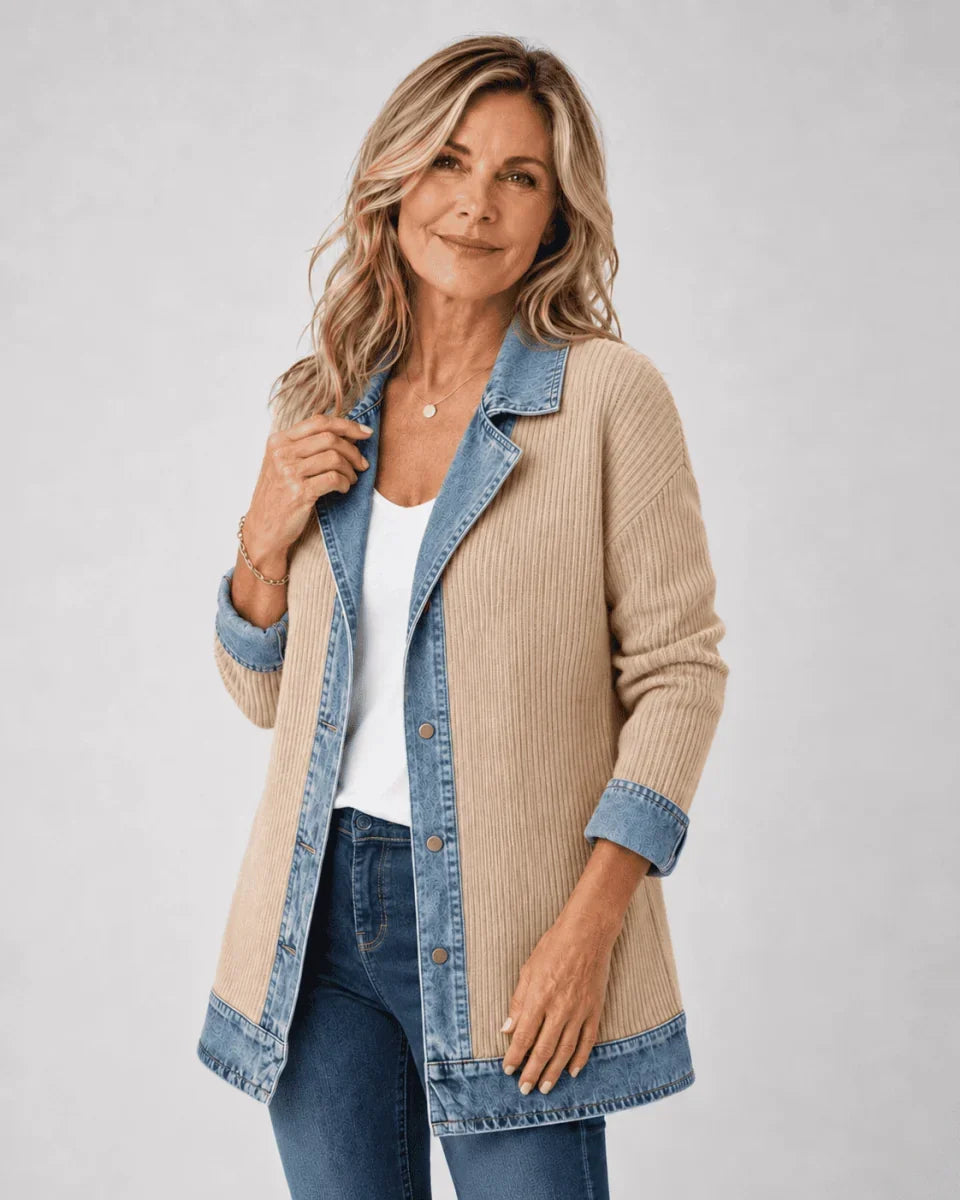 Iona | Chaqueta Vaquera Relajada, Chic sin Esfuerzo