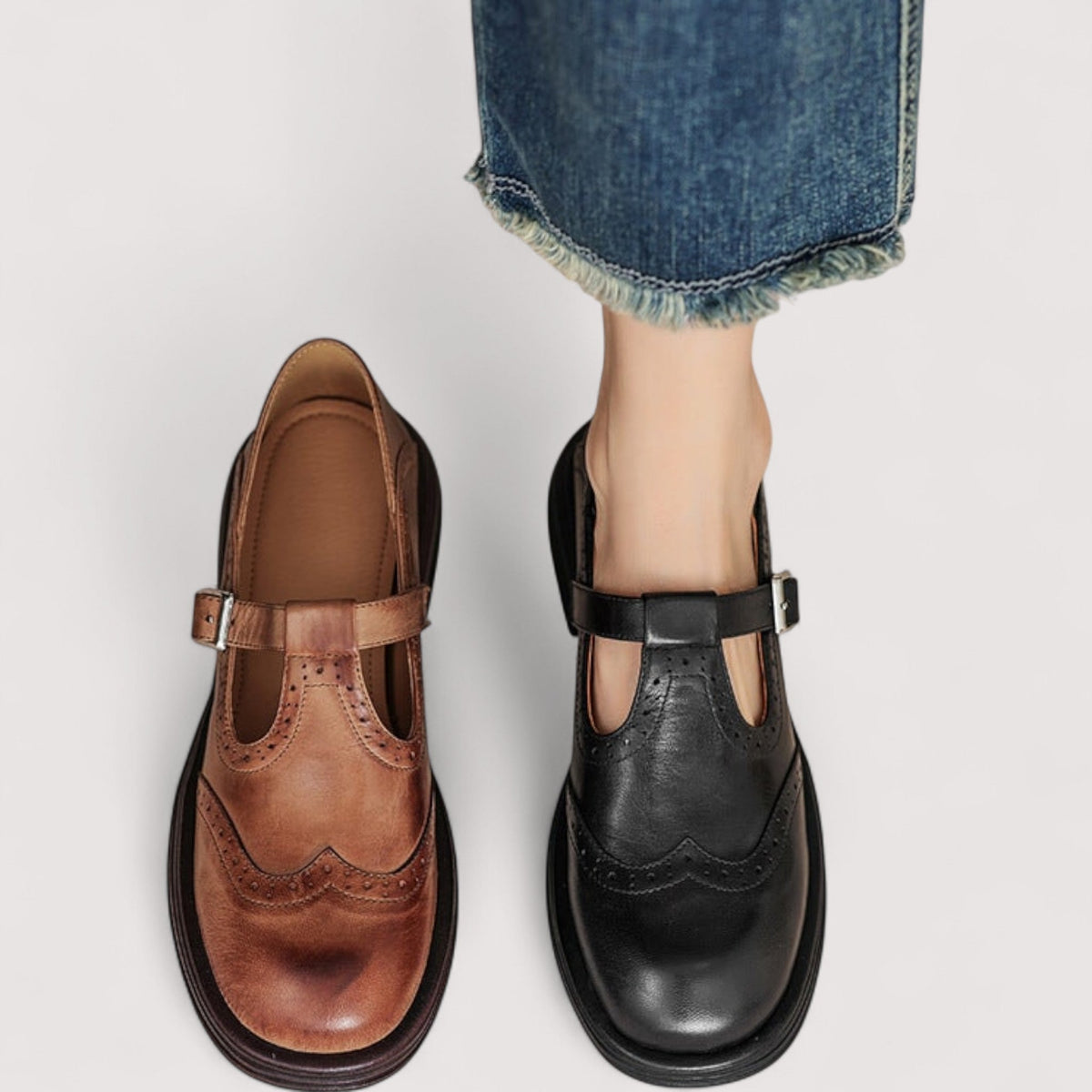 Zapatos Mary Jane Colette de Piel