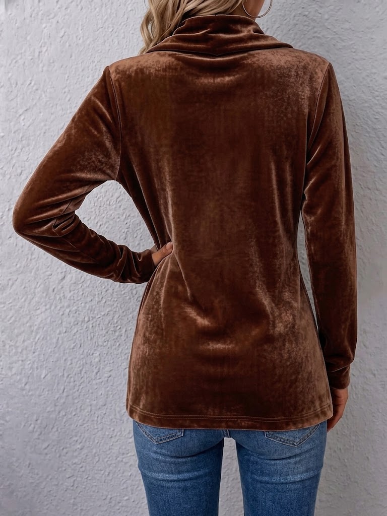 Holliwell | Chaqueta Abierta de Manga Larga con Solapa Vintage y Botones Decorativos