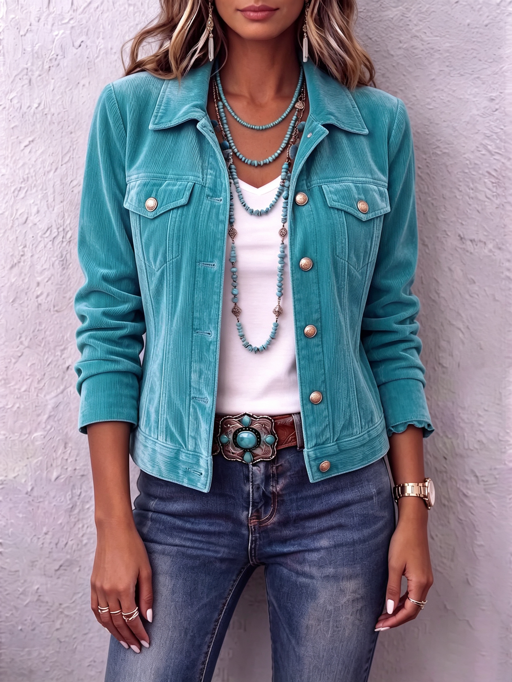 Dianne | Chaqueta de Terciopelo Bohemia de Inspiración Vintage