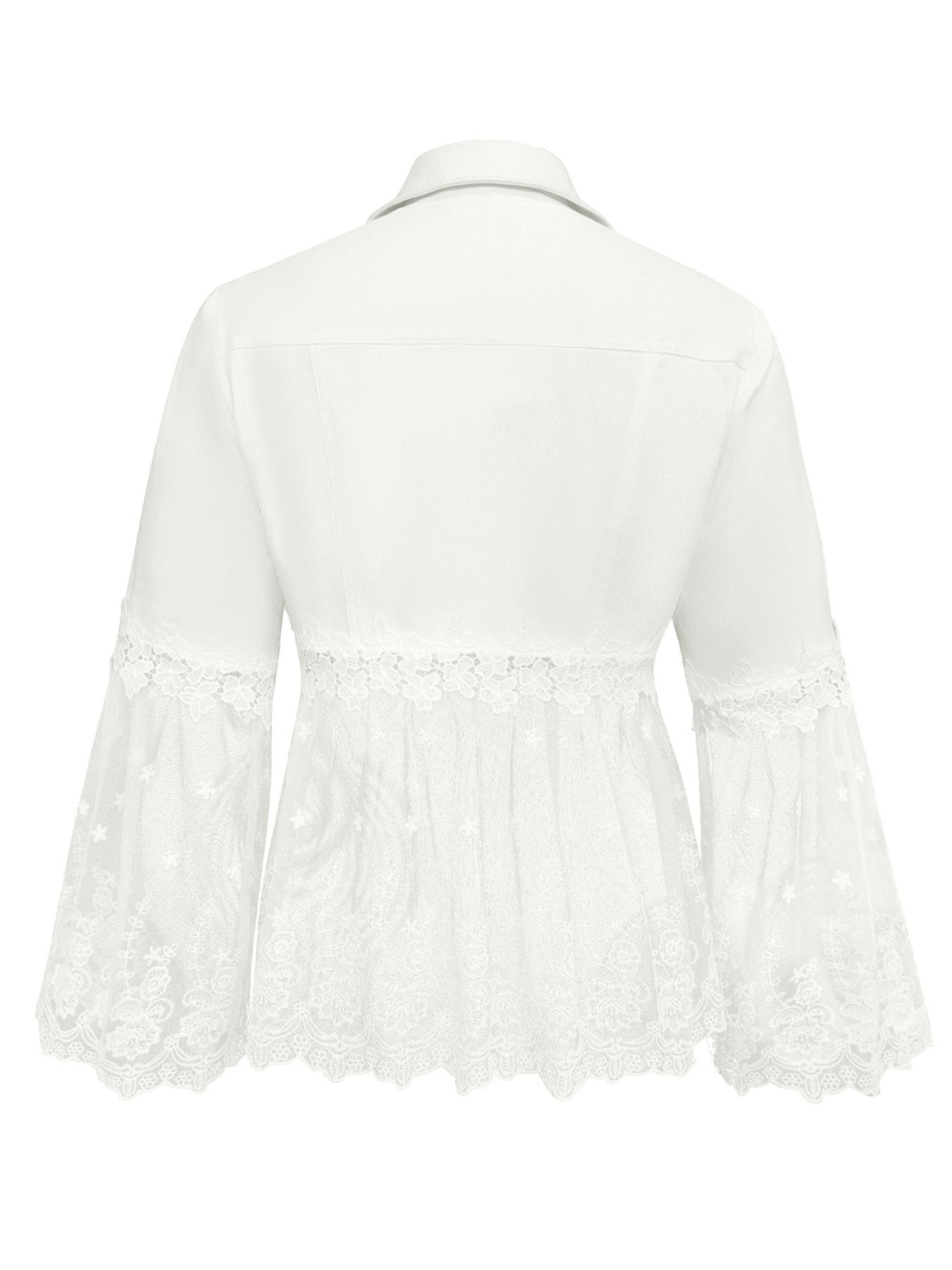 Sunnelace | Chaqueta con Paneles de Encaje