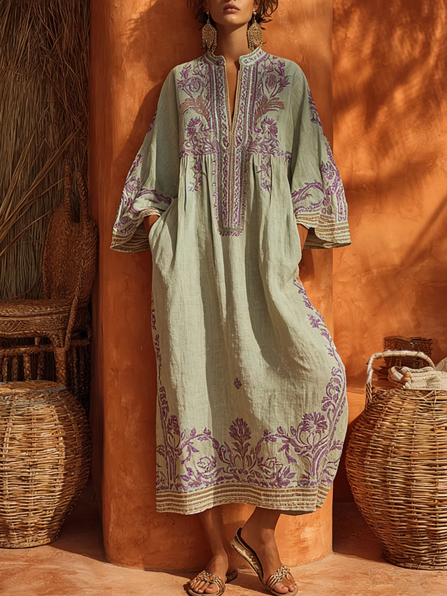 Celestina - Vestido Boho con Encanto Mediterráneo