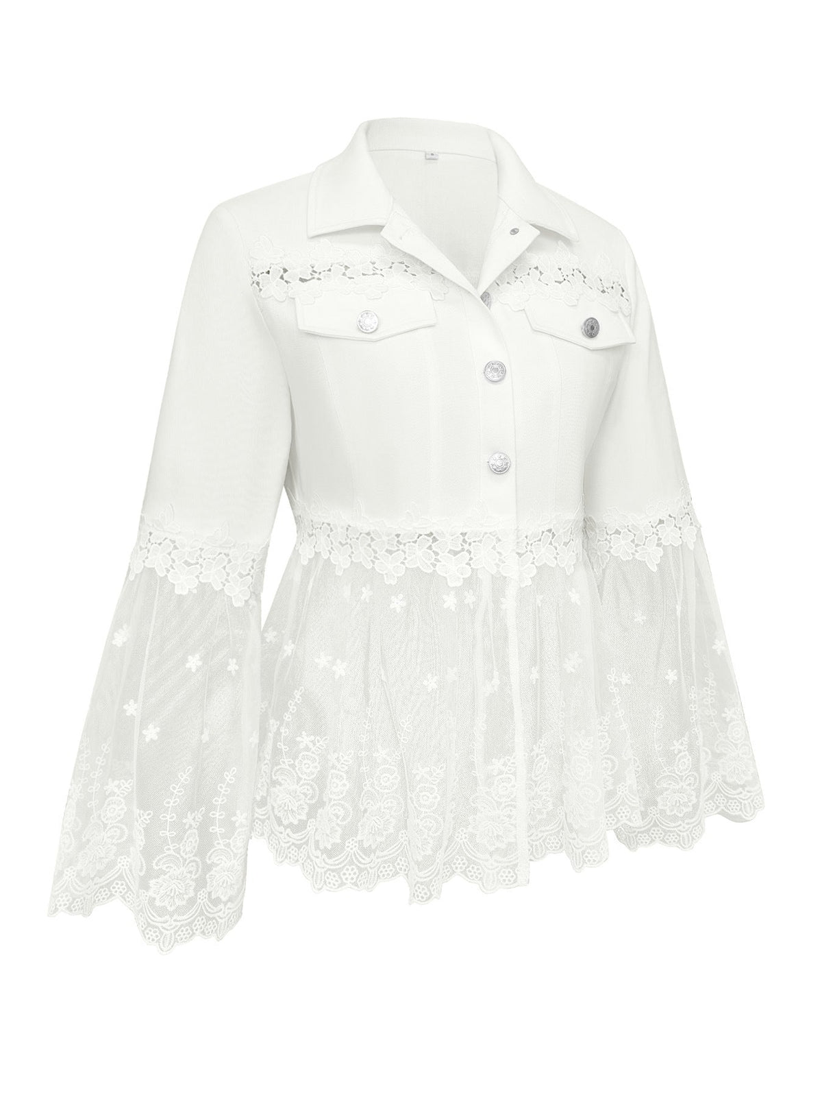Sunnelace™ | Chaqueta con Paneles de Encaje