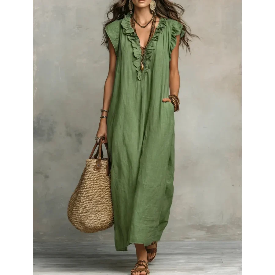 Zoey | Vestido largo bohemio
