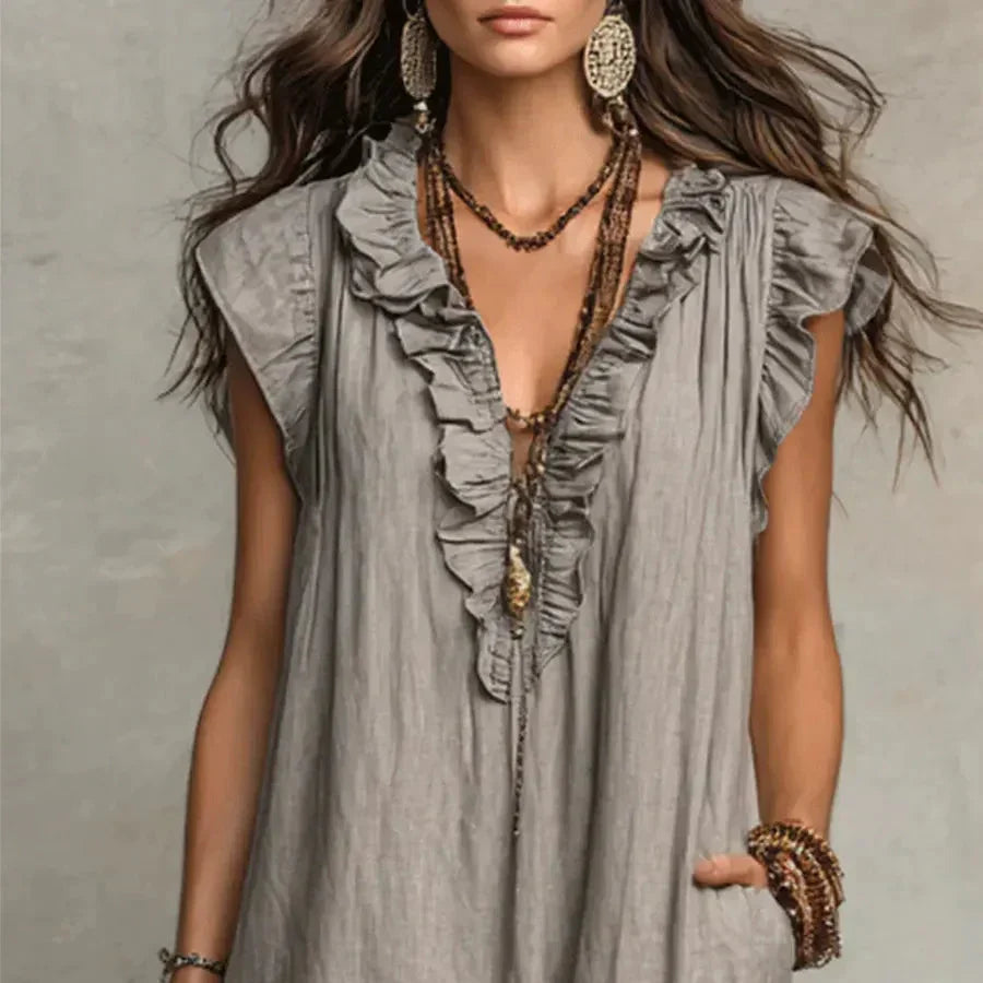 Zoey | Vestido largo bohemio