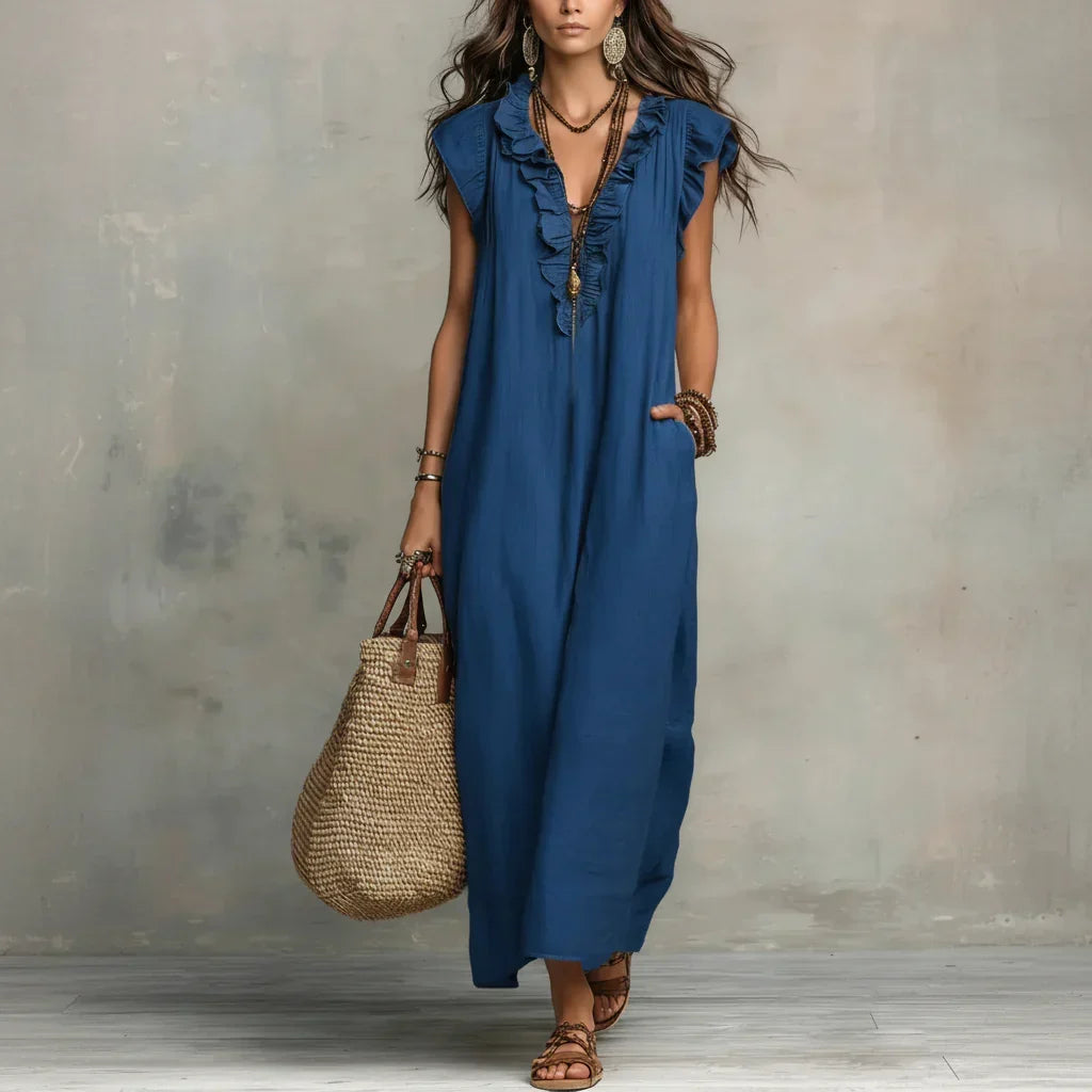 Zoey | Vestido largo bohemio