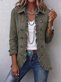 Kamberly™ | Chaqueta Utility Boho-Chic Floral con Volantes