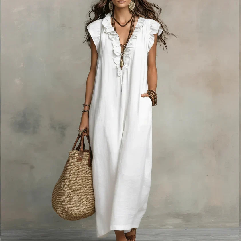 Zoey | Vestido largo bohemio