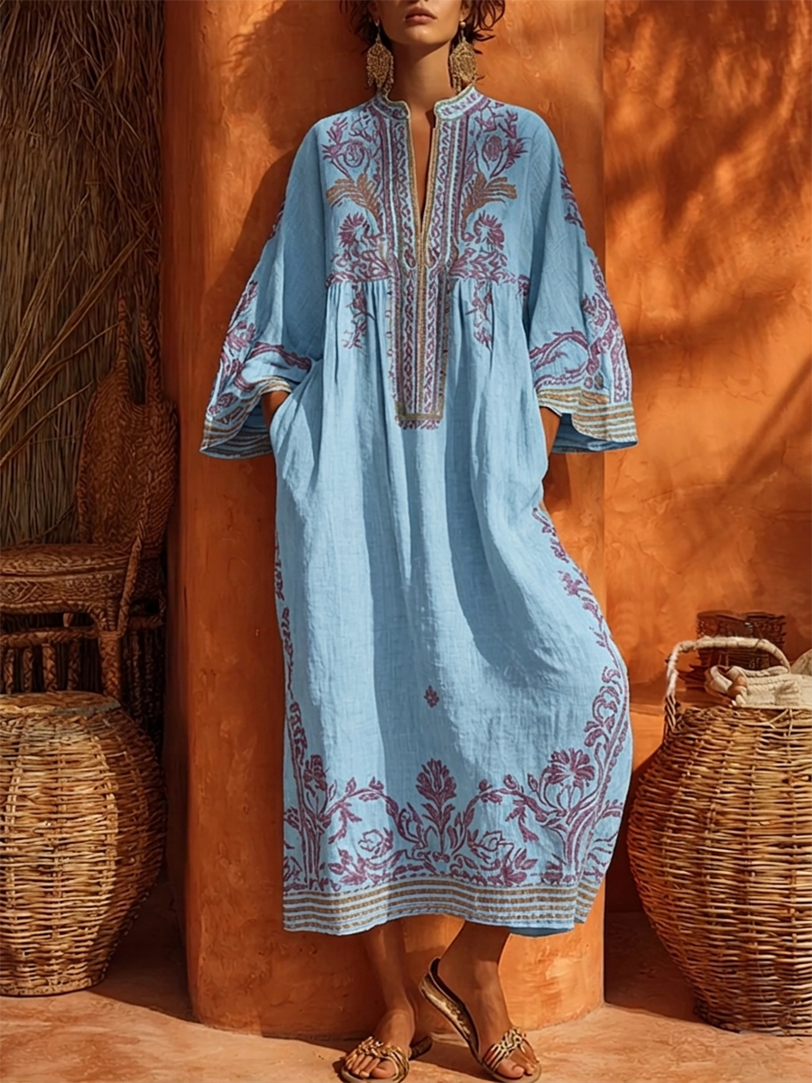 Celestina - Vestido Boho con Encanto Mediterráneo
