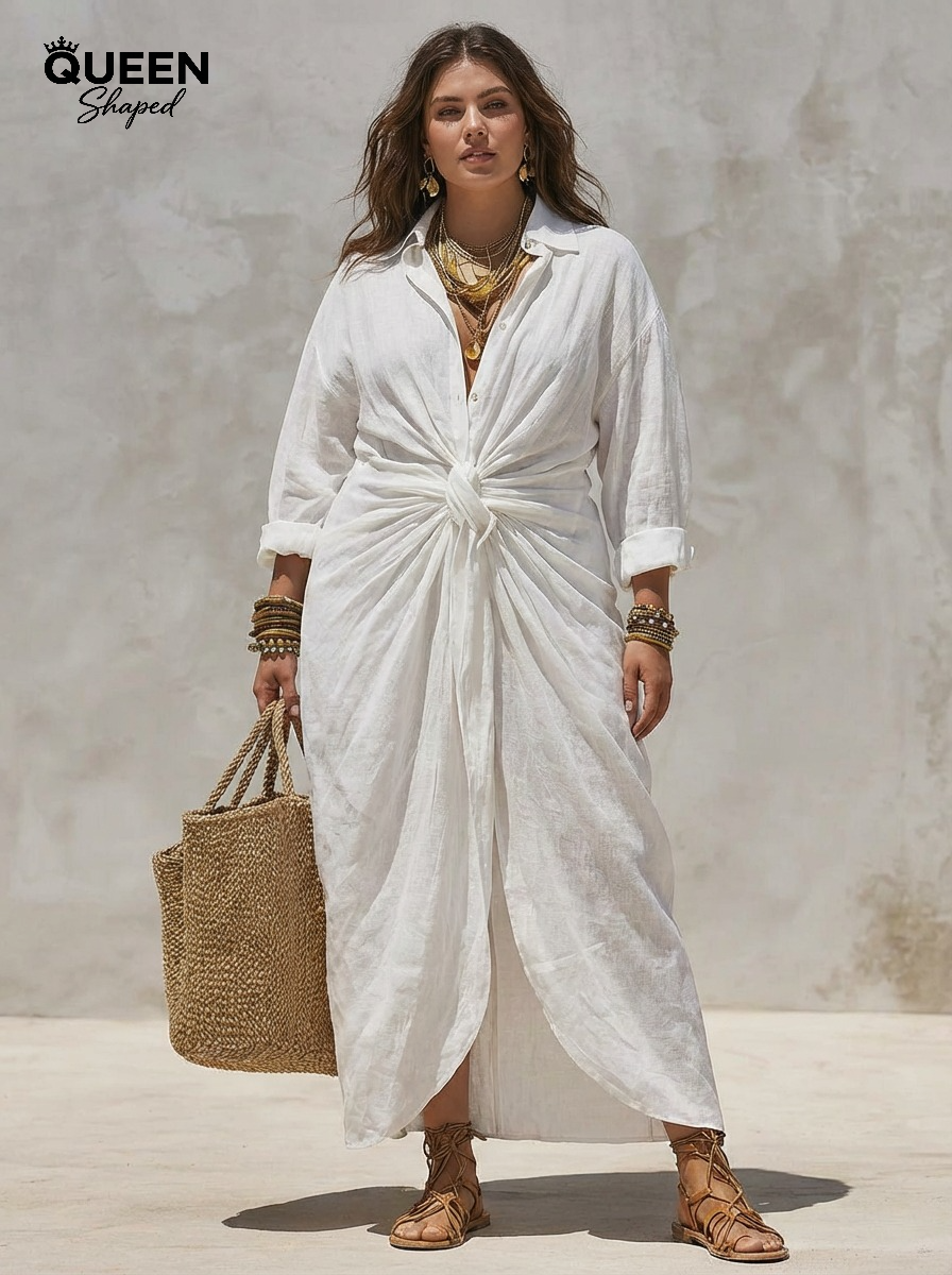 Aria | Vestido Maxi con Nudo