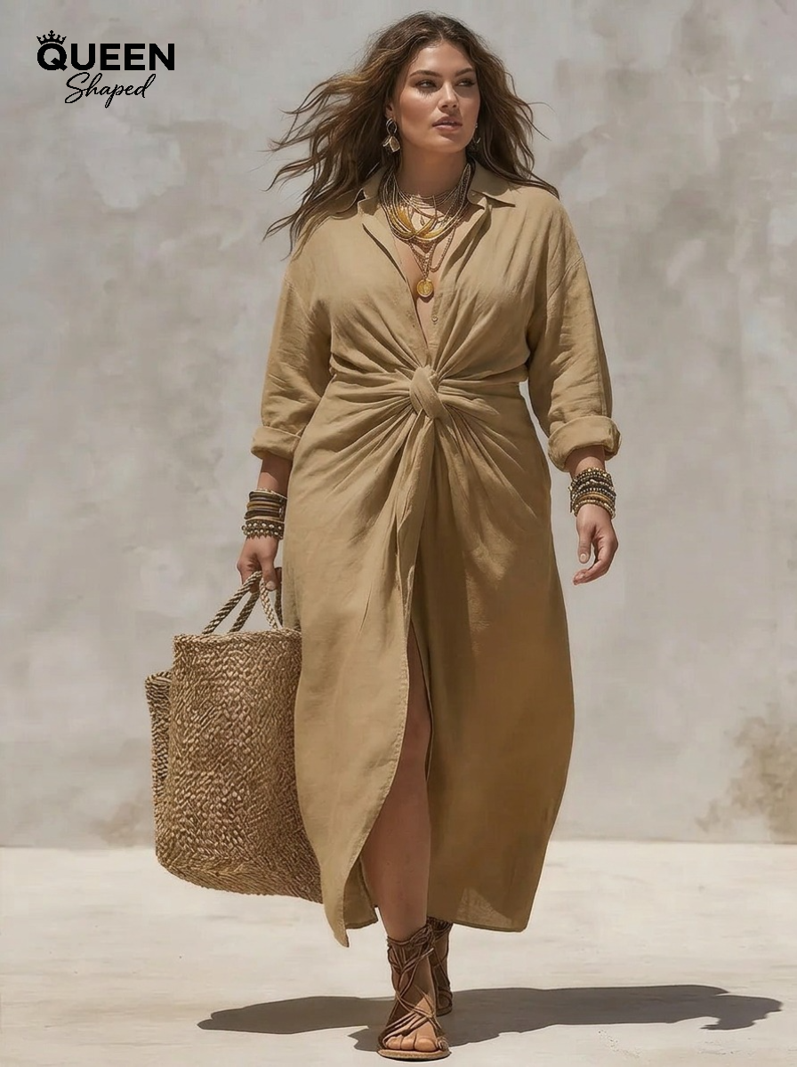 Aria | Vestido Maxi con Nudo