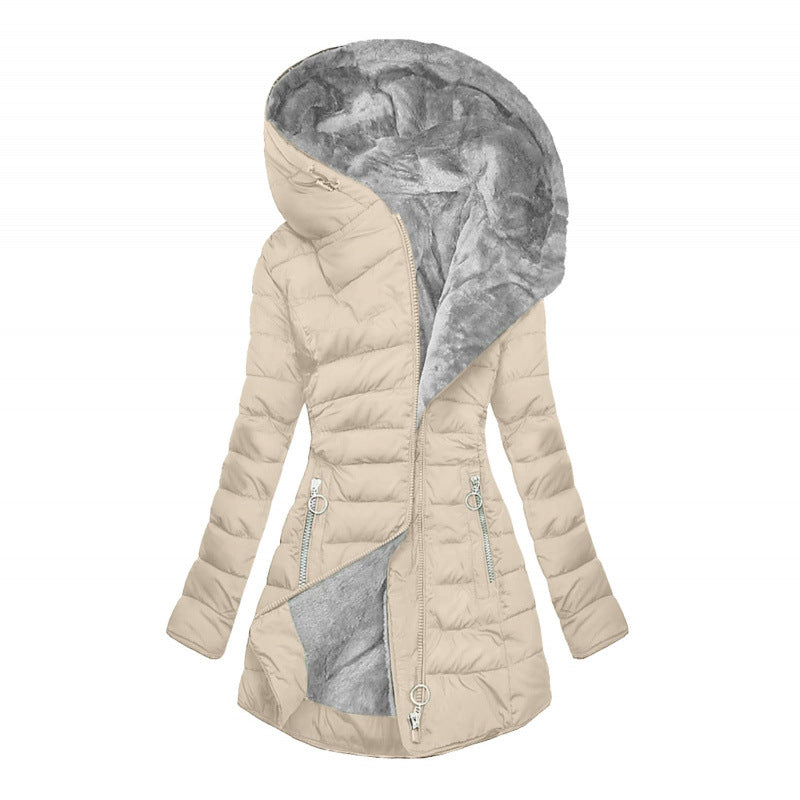 Madison™ | Abrigo Acolchado Urbano con Capucha